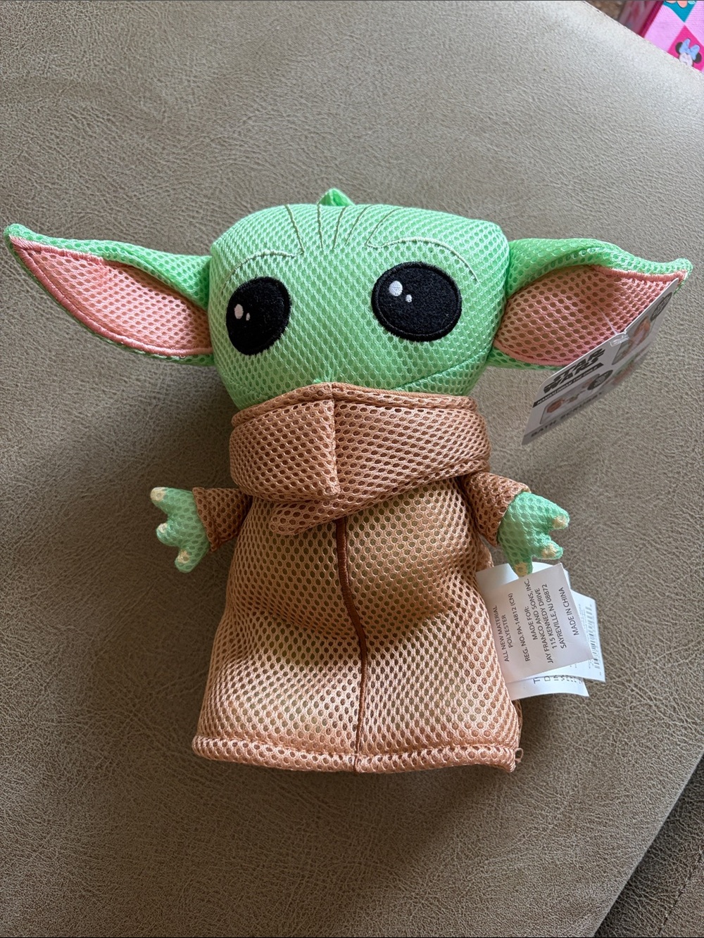 Star Wars mandalorian the child bath scrubby